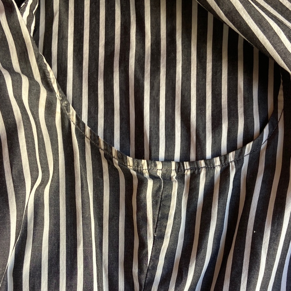 Talbots Striped Ruffle-Trim Tank Top - Picture 5 of 5